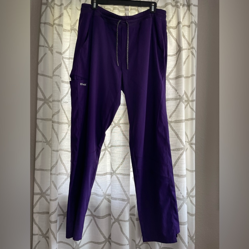 Grey’s Anatomy by Barco Active scrub pants size large EUC adjustable waist